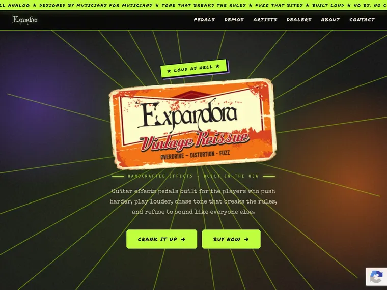 Preview of www.expandorapedals.com