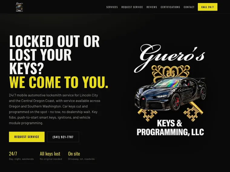 Preview of www.gueroskeys.com